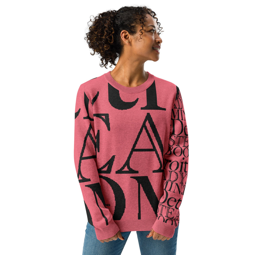 Detroit Steady Boomin Crew Neck Sweater | Extra-Soft Knitted Detroit Apparel
