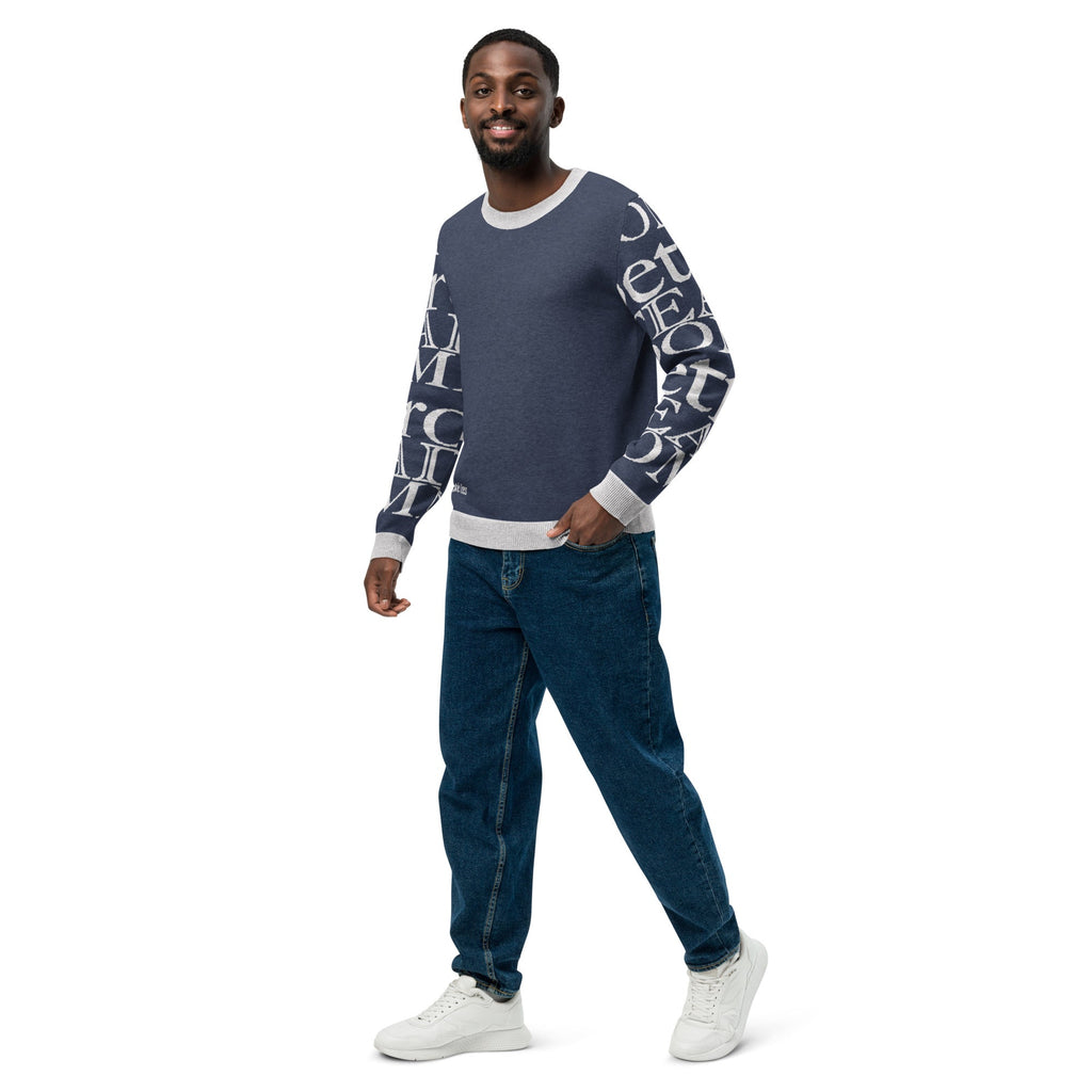 Detroit Steady Boomin Crew Neck Sweater | Luxury Knitted Detroit Apparel