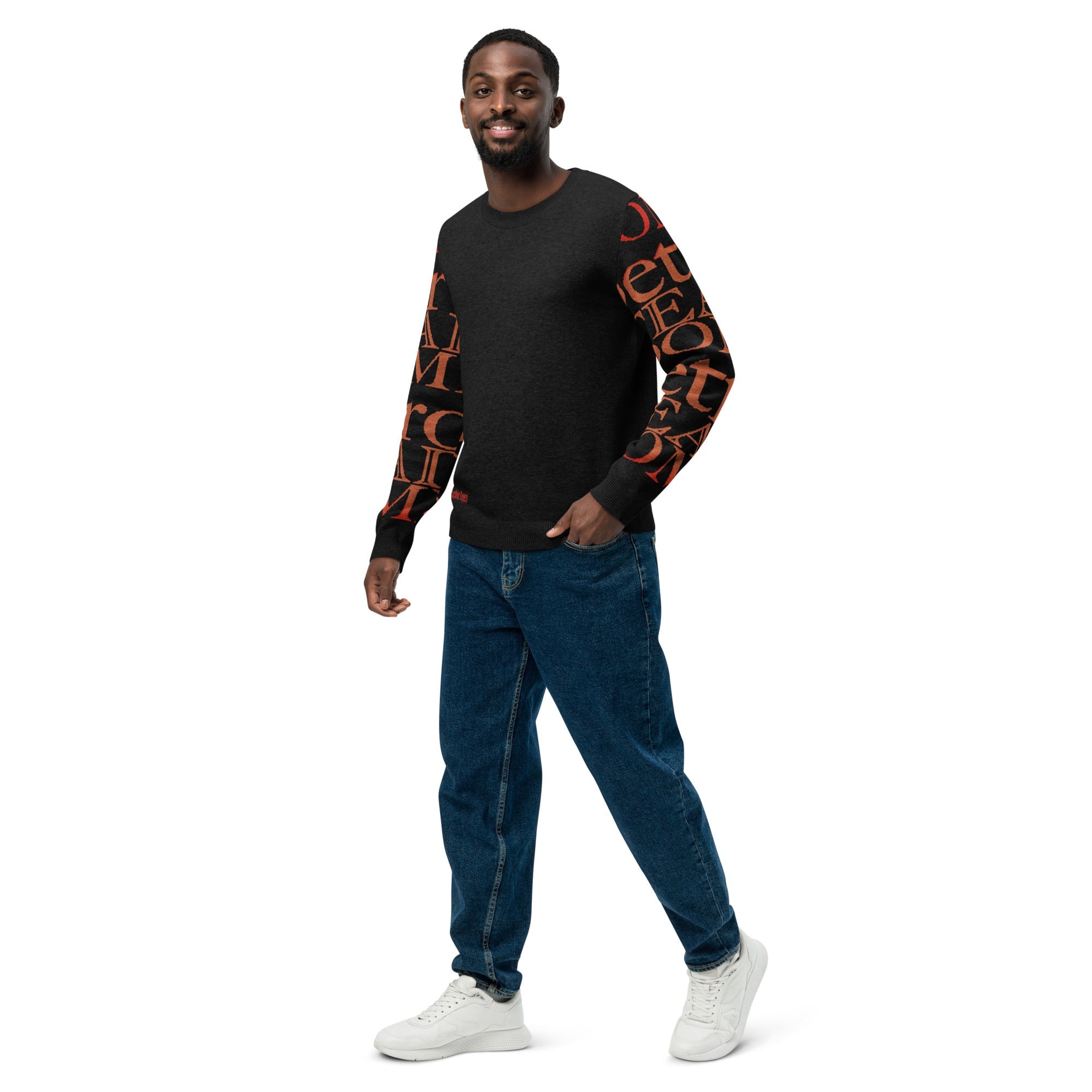 Detroit Steady Boomin Crew Neck Sweater | Hand-Knitted Detroit Streetwear