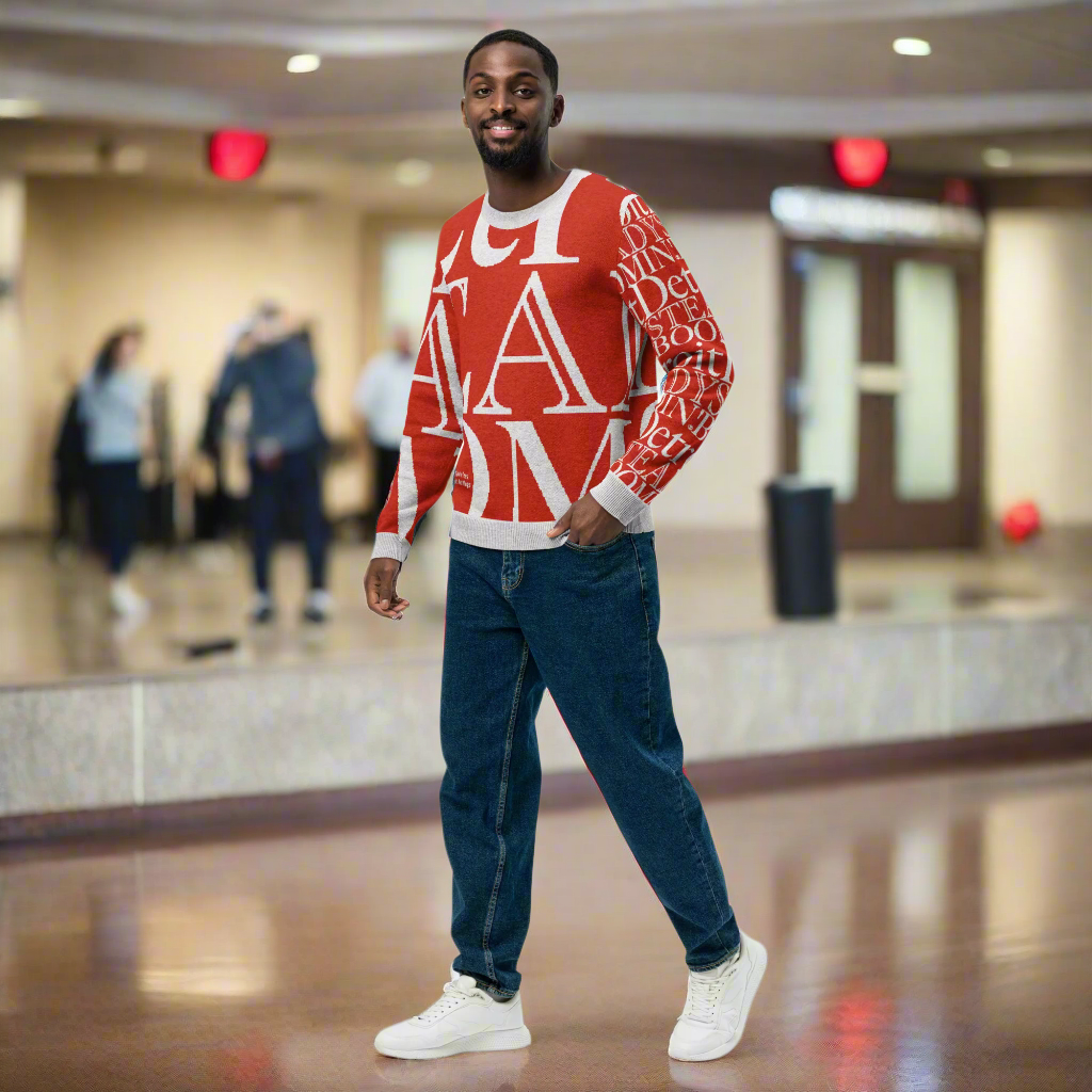 Detroit Red Wings Crew Neck Sweater | Knitted Detroit Steady Boomin Apparel