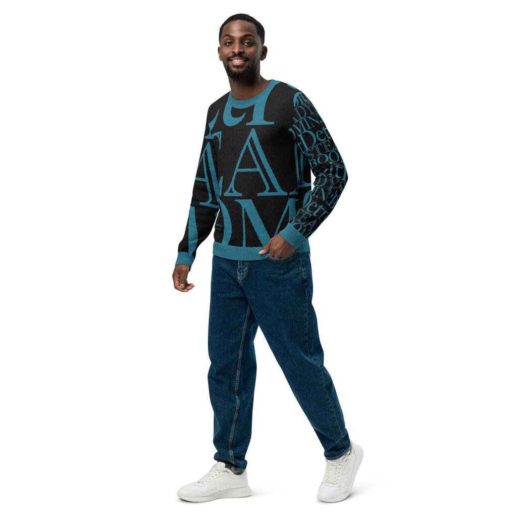 Detroit Lions Crew Neck Sweater | Knitted Detroit Steady Boomin Apparel