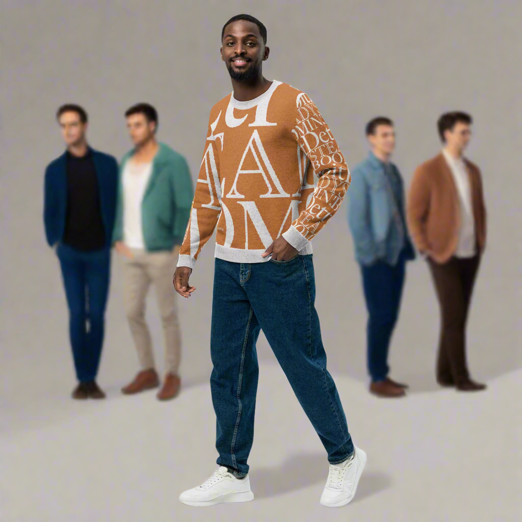 Detroit Steady Boomin Crew Neck Sweater | Warm Knitted Detroit Streetwear