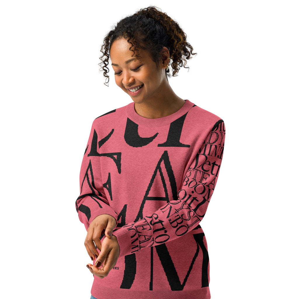 Detroit Steady Boomin Crew Neck Sweater | Extra-Soft Knitted Detroit Apparel