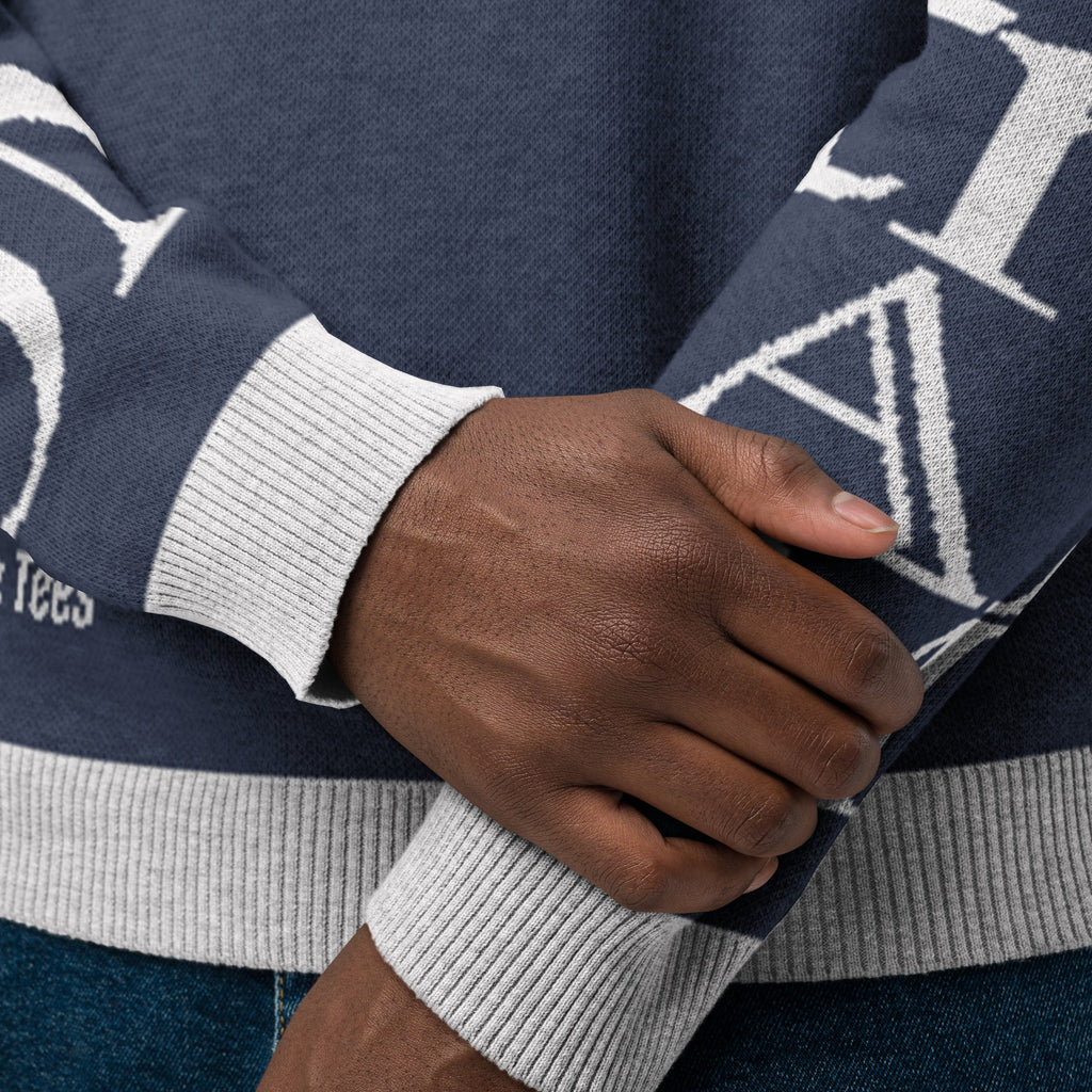 Detroit Steady Boomin Crew Neck Sweater | Luxury Knitted Detroit Apparel