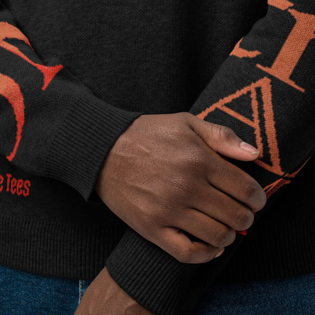 Detroit Steady Boomin Crew Neck Sweater | Hand-Knitted Detroit Streetwear