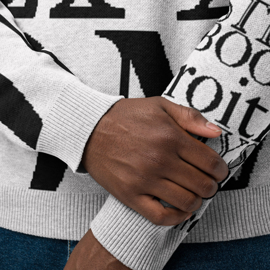 Detroit Steady Boomin Crew Neck Sweater | Smooth Knitted Detroit Streetwear