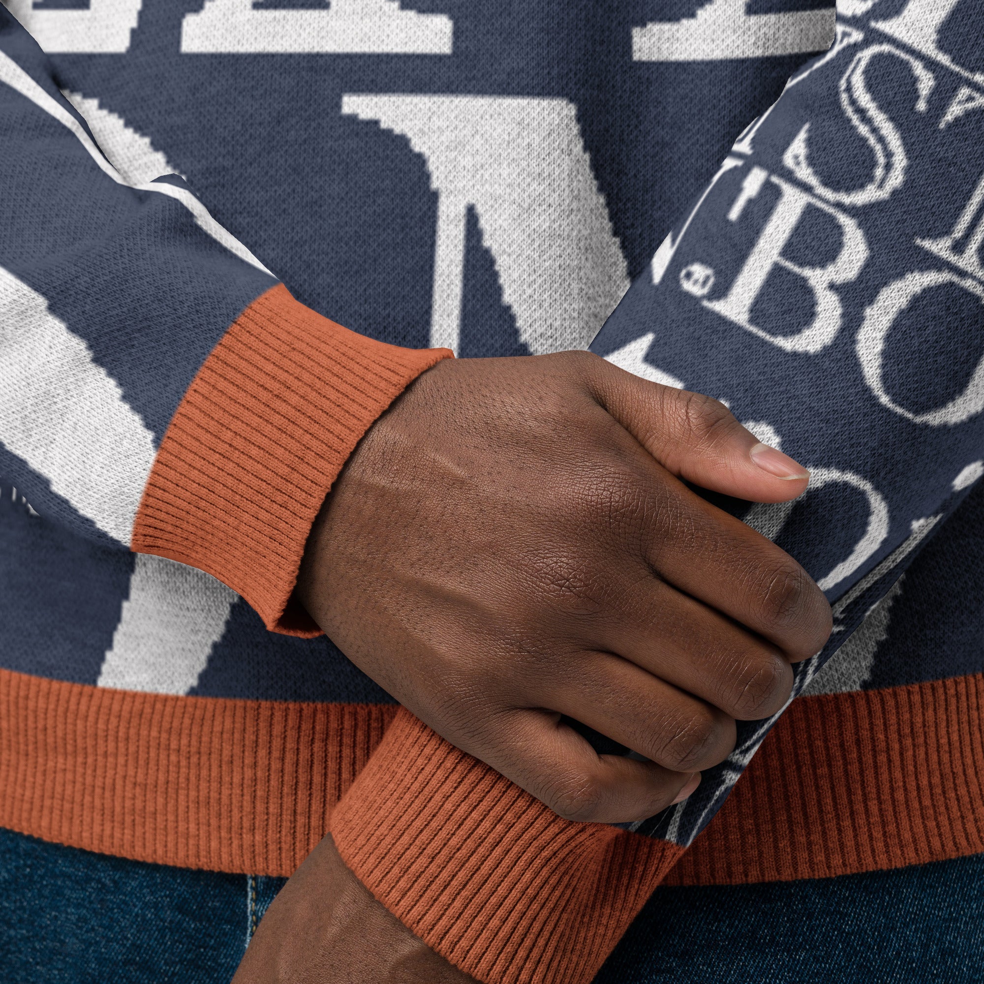 Detroit Tigers Crew Neck Sweater | Knitted Detroit Steady Boomin Apparel