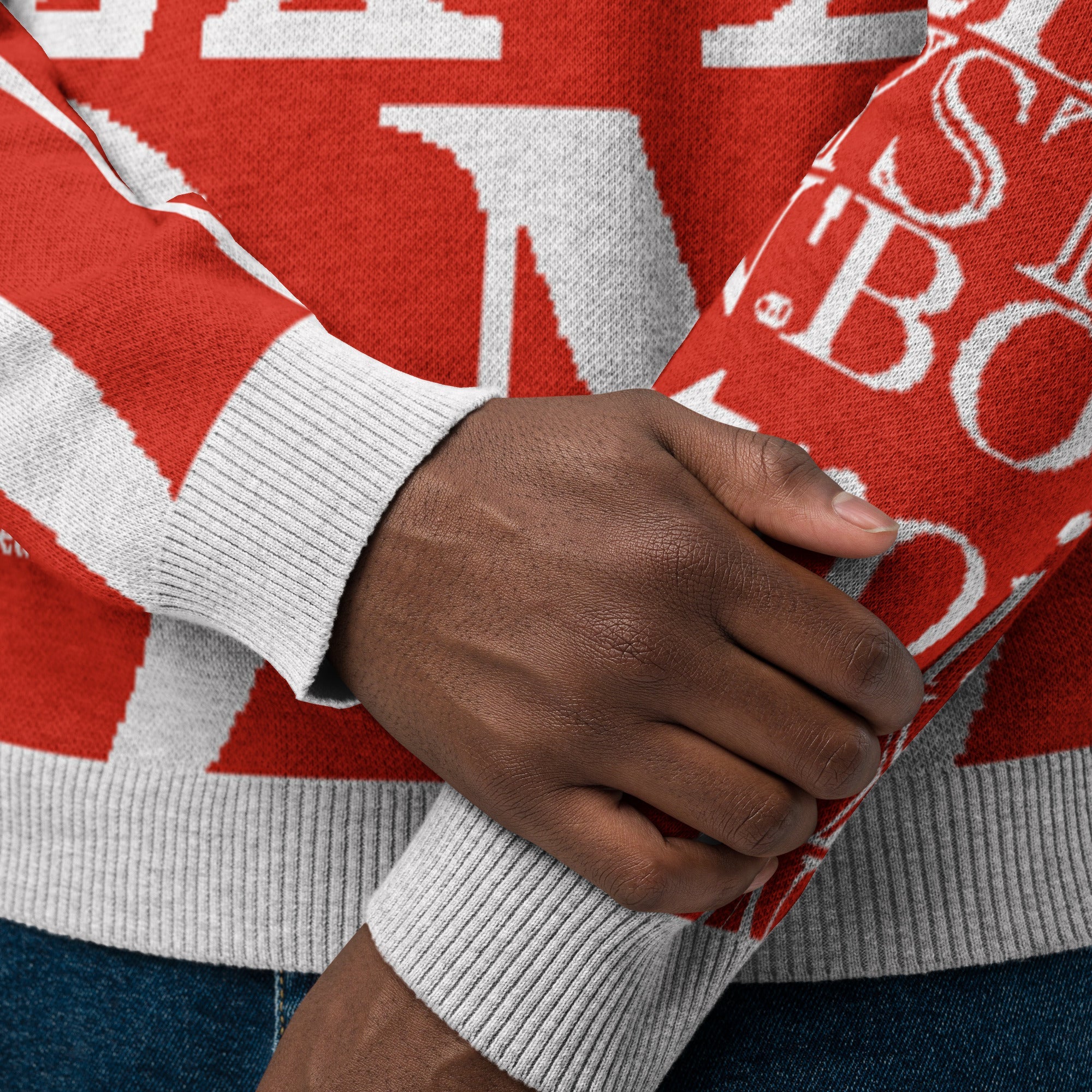 Detroit Red Wings Crew Neck Sweater | Knitted Detroit Steady Boomin Apparel