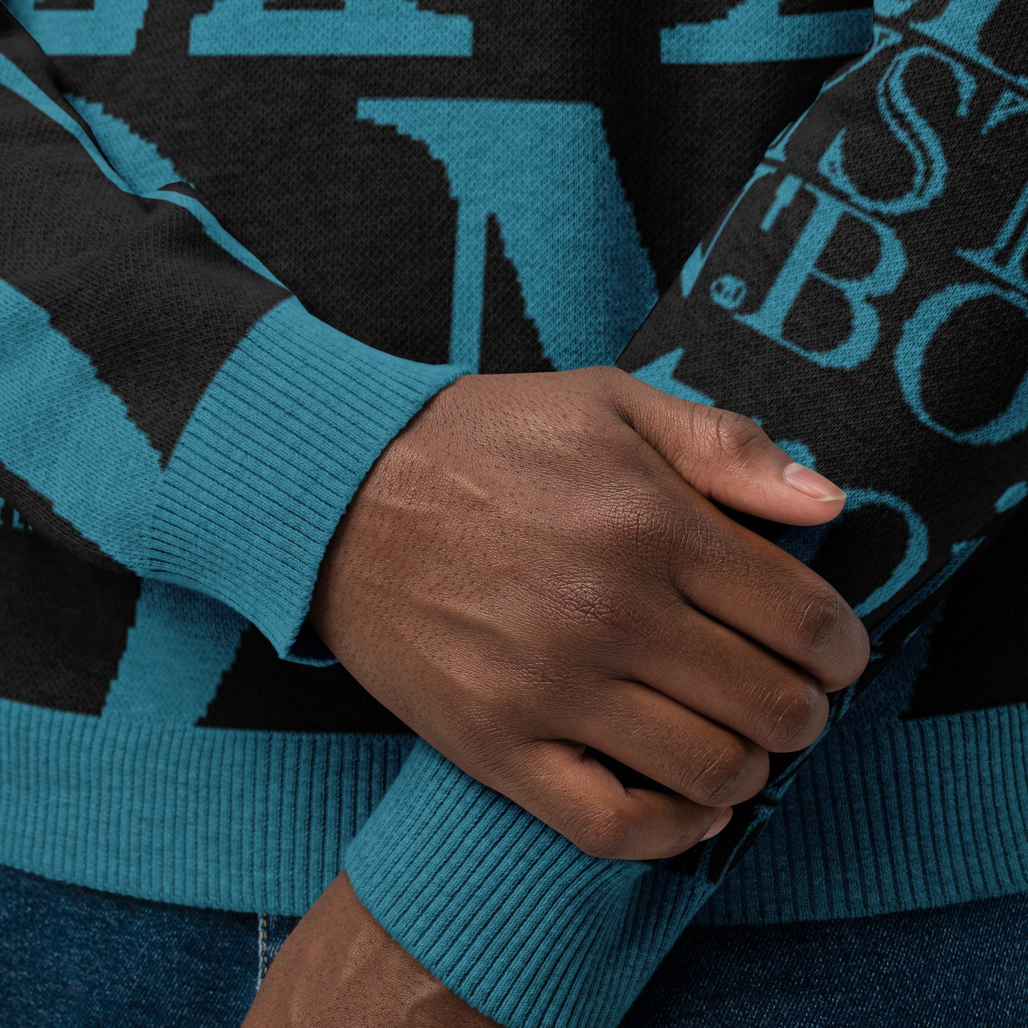 Detroit Lions Crew Neck Sweater | Knitted Detroit Steady Boomin Apparel