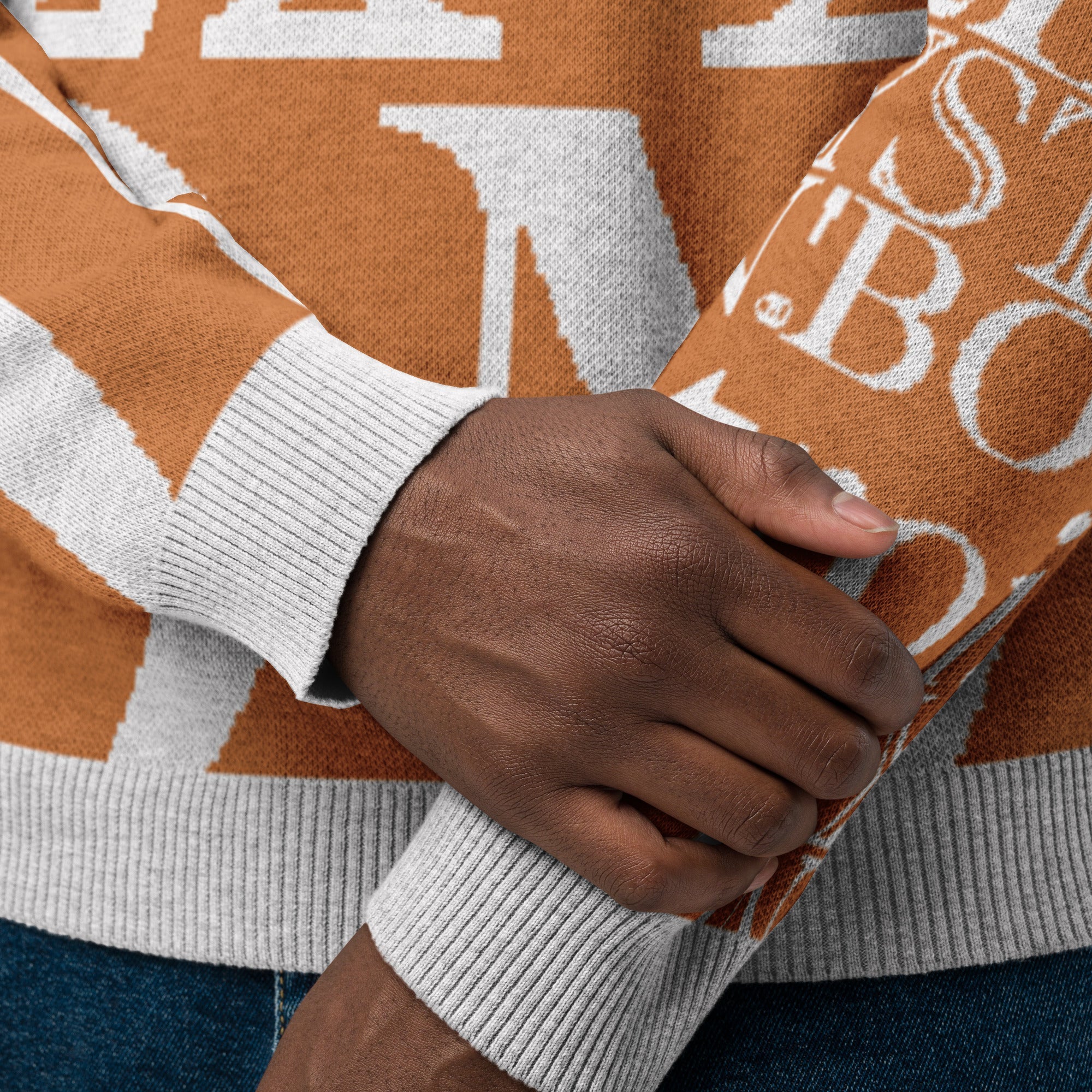 Detroit Steady Boomin Crew Neck Sweater | Warm Knitted Detroit Streetwear