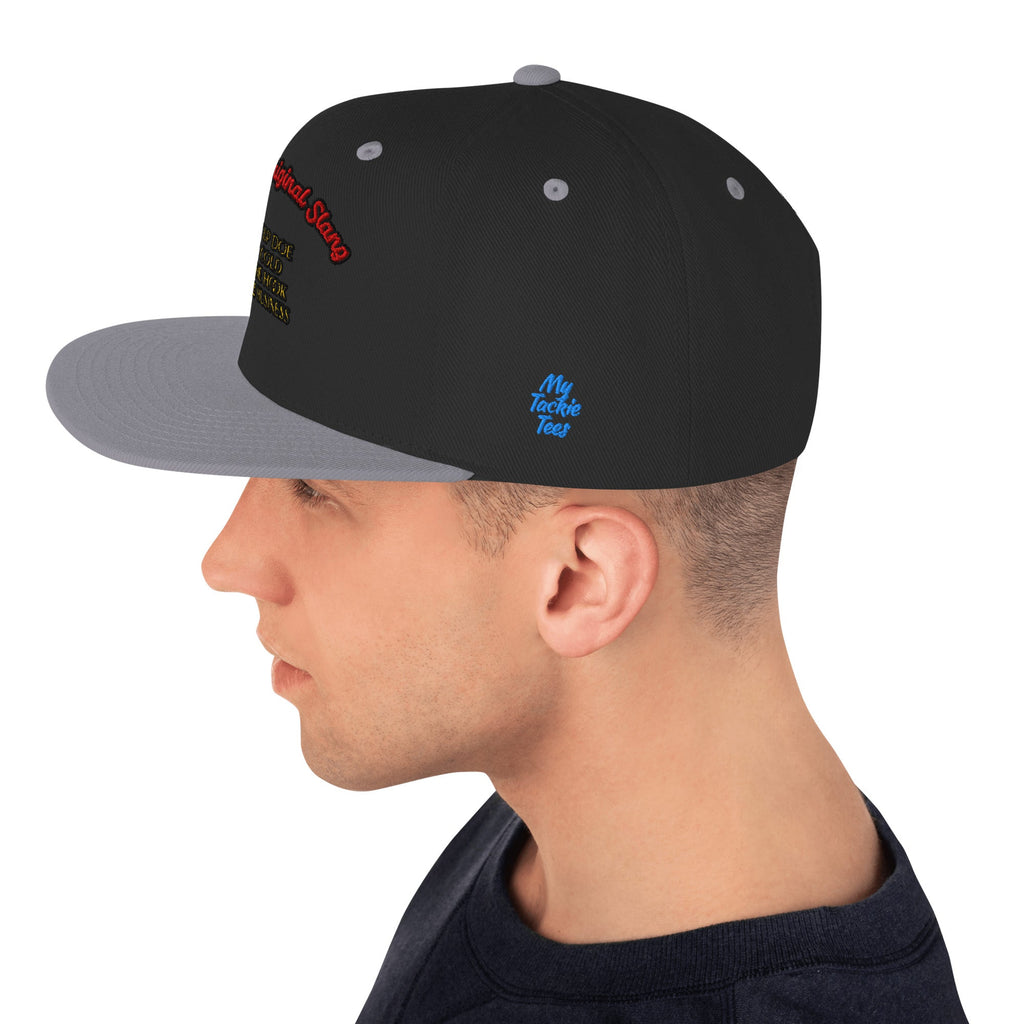 Detroit Original Slang Embroidered Snapback Hat - 6-Panel Classic Fit