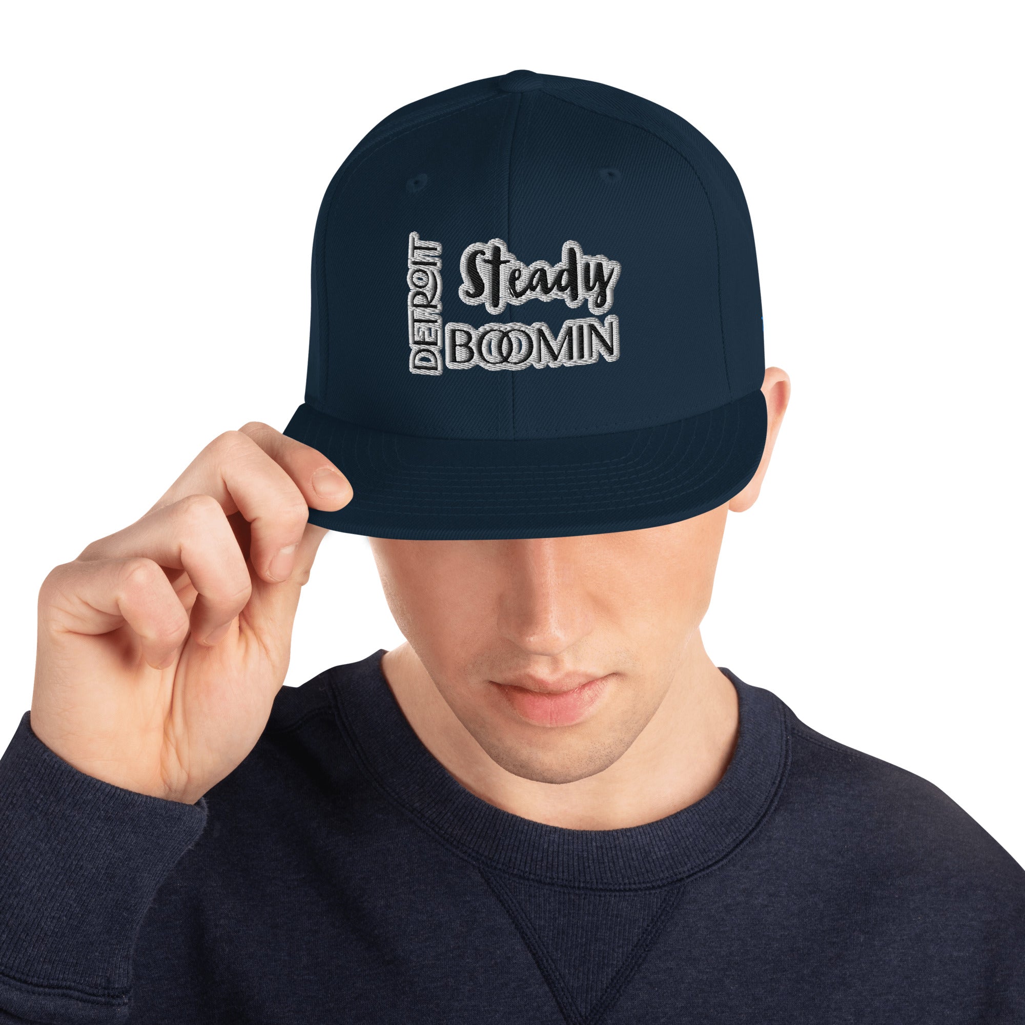 Detroit Steady Boomin | embroidered snapback