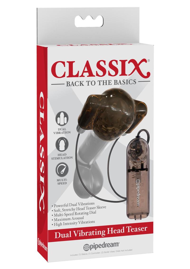 Classix Dual Vibrating Head Teaser with Remote Control