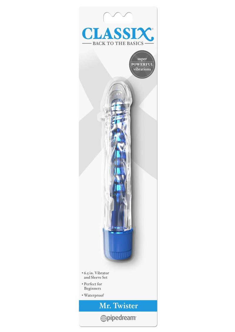 Classix Mr. Twister Vibrator with Sleeve