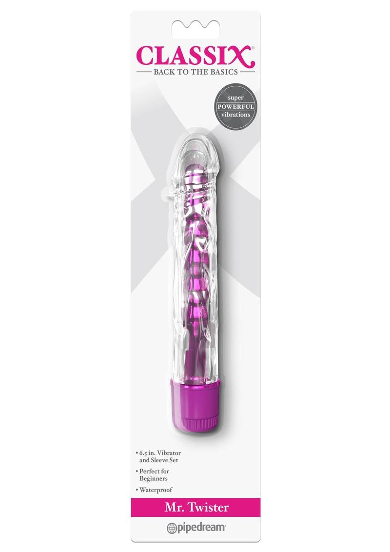 Classix Mr. Twister Vibrator with Sleeve