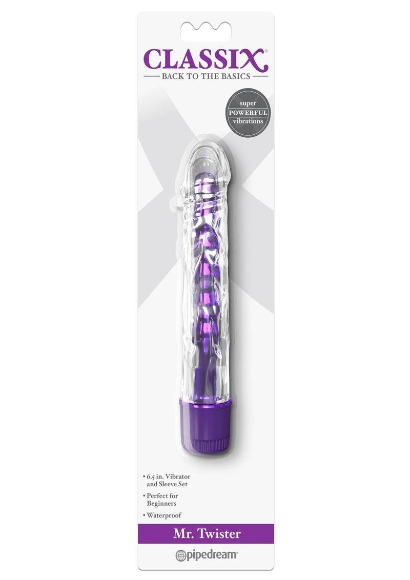 Classix Mr. Twister Vibrator with Sleeve