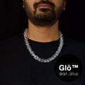 Clear Anchor Link Necklace – Acrylic Glass Chain for Y2K Fashion, Layering & Minimalist Style