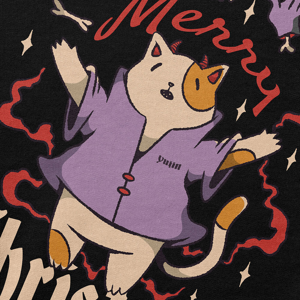 Cat Merry Christmas Sweatshirt