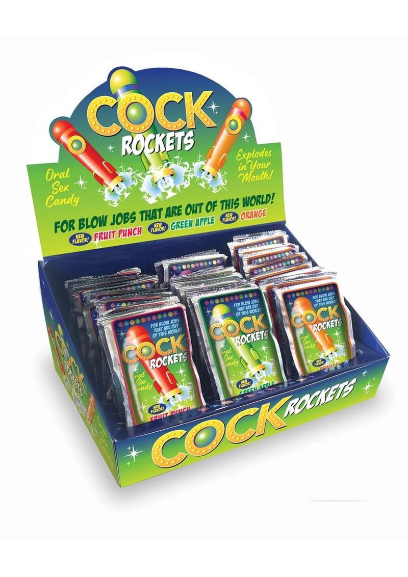 Cock Rockets Oral Sex Candy (36 Per Display) – Fruity & Fun Treats