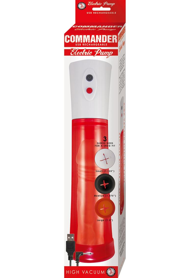 Commander Electric Rechargeable Penis Pump