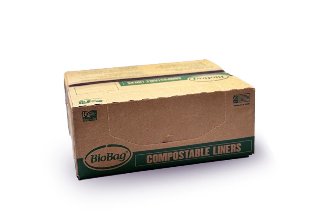 BioBag 7 Gallon Compostable Bag Liners Green (QTY 600), SKU 07G2022