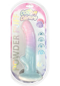 Cotton Candy Powder Puff Mini Silicone Dildo