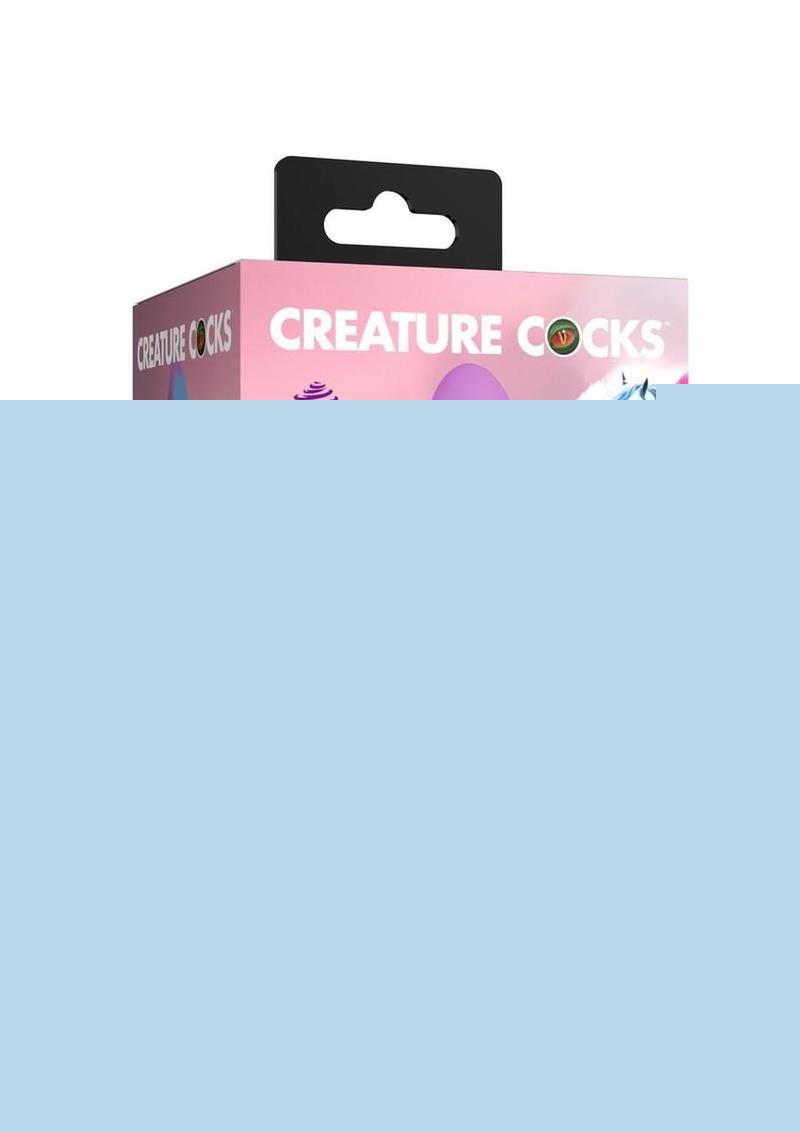 Creature Cocks Unicorn Swirl Silicone Butt Plug