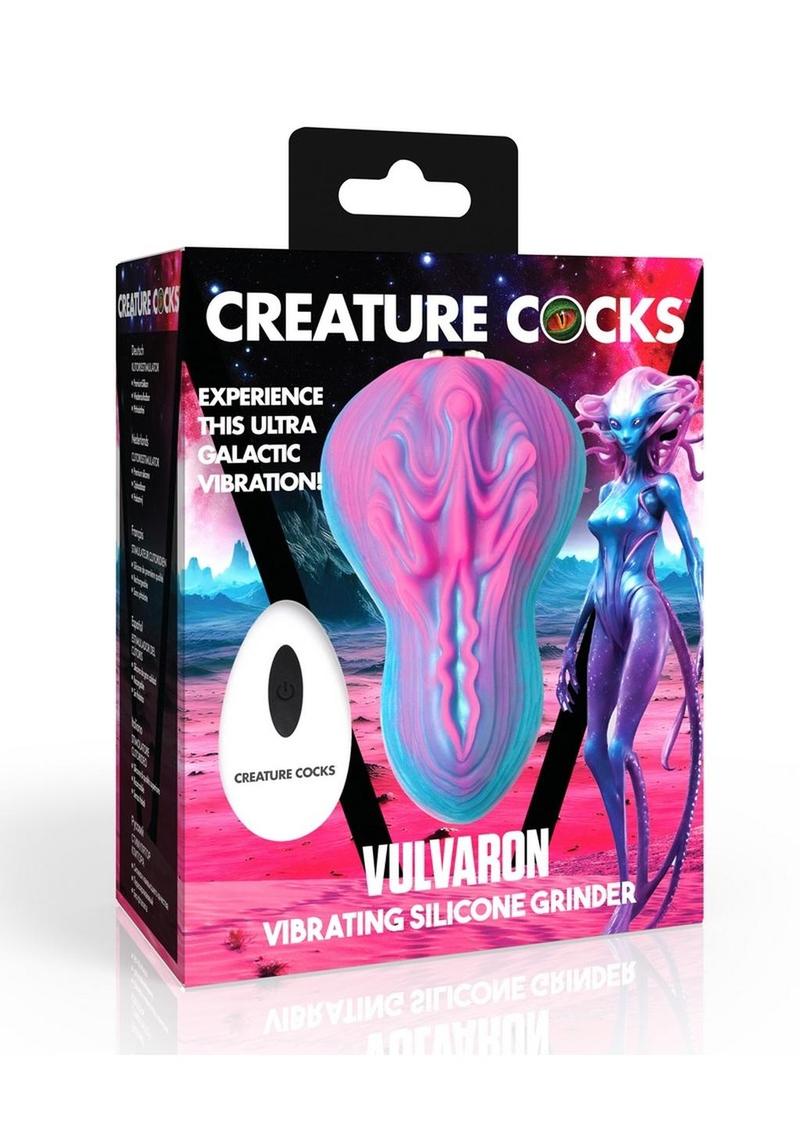 Creature Cocks Vulvaron Rechargeable Silicone Grinder Vibrator with Remote