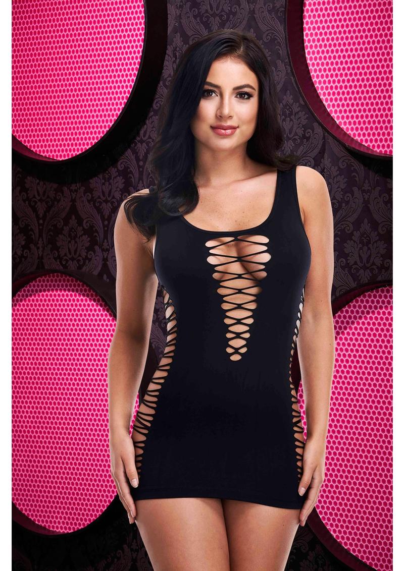 Criss-Cross Mini Dress