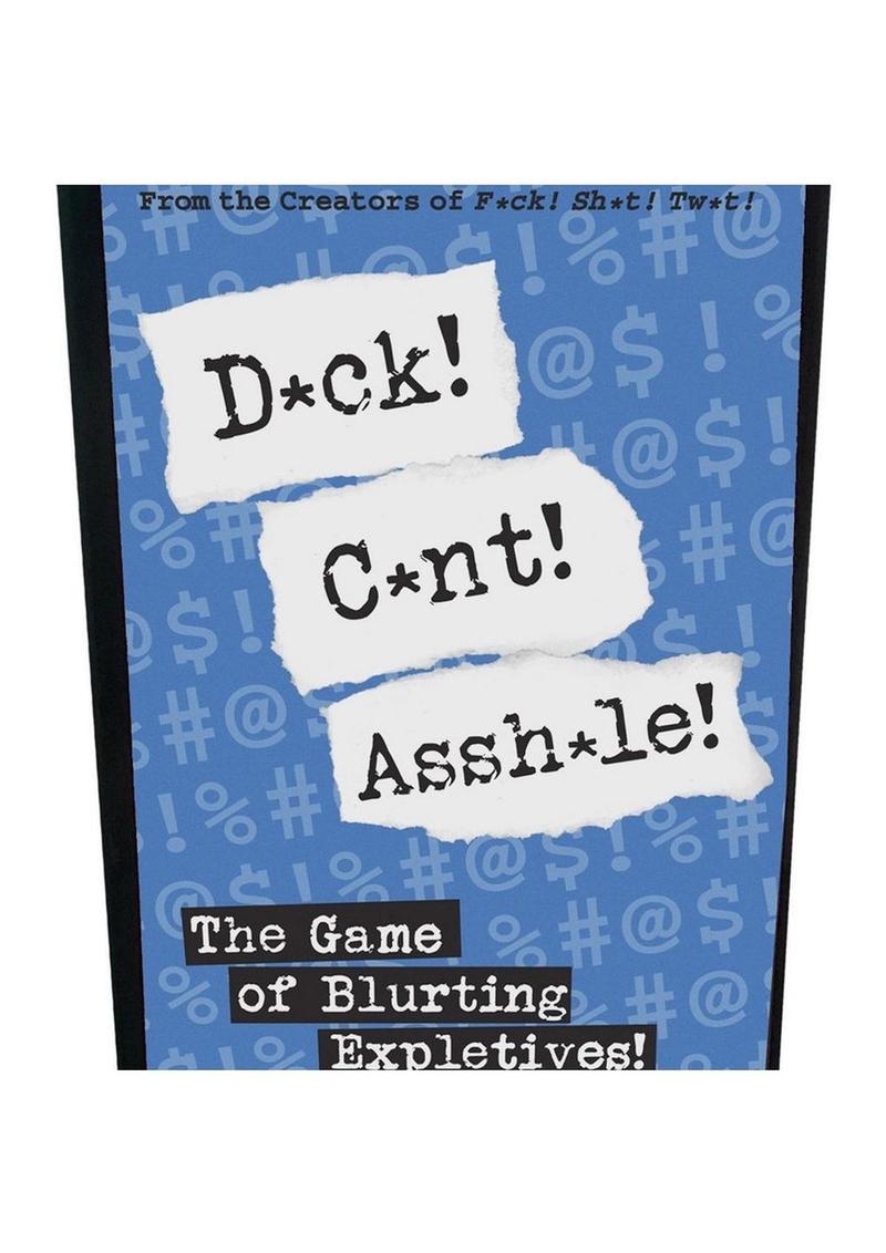 Dck! Cnt! Assh*le! Card Game – Fast & Hilariously Vulgar Fun