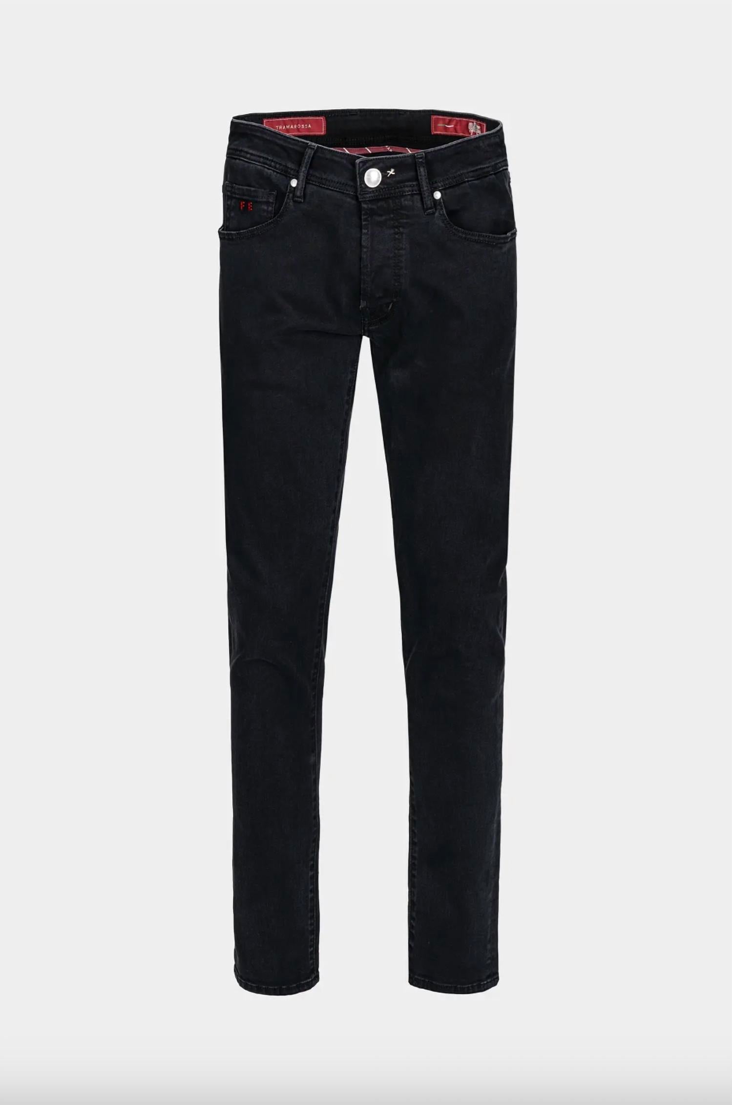 Men's Leonardo Stretch Denim Slim Straight Leg Jeans