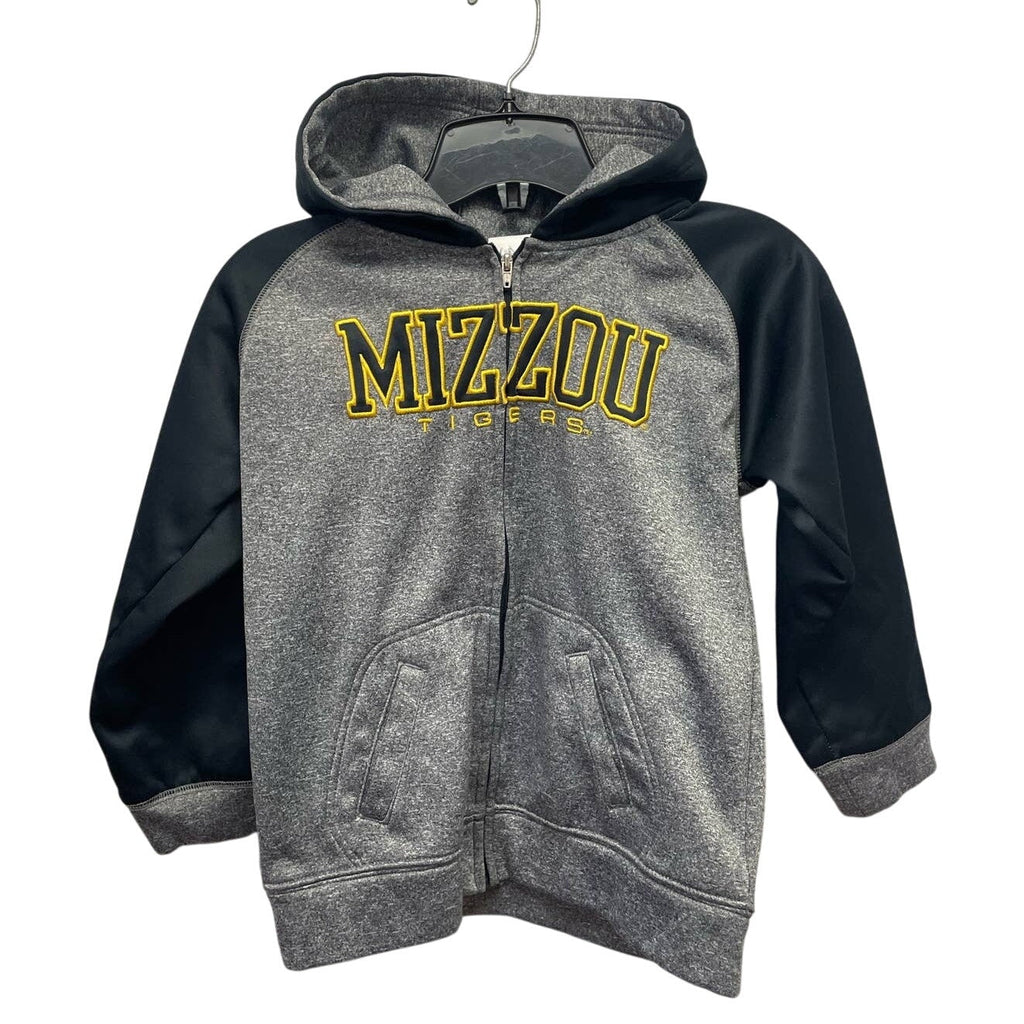 Mizzou Youth Large University of Missouri Columbia Full Zip Hoodie Jacket