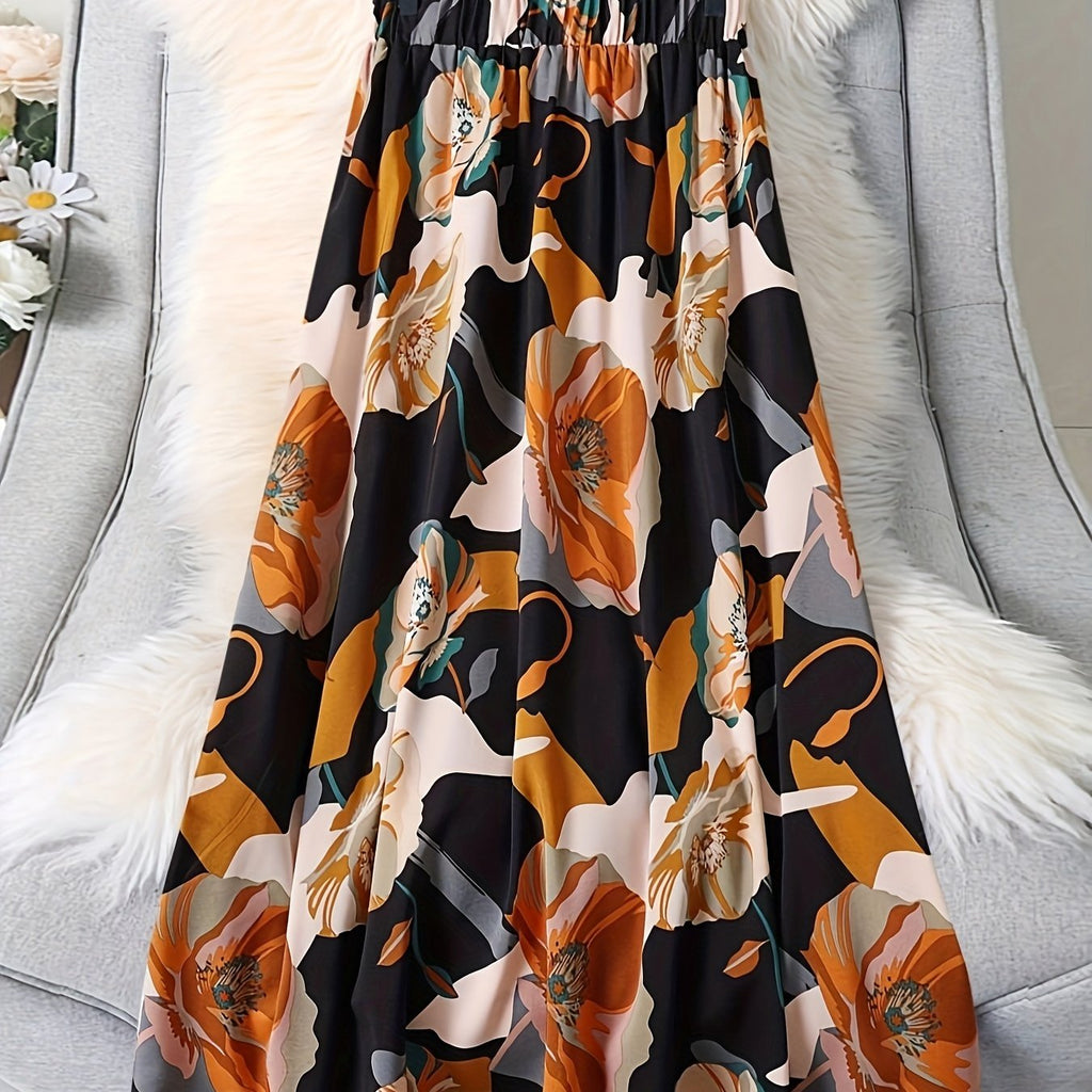 Charming Floral ALine Skirt for Spring  Summer