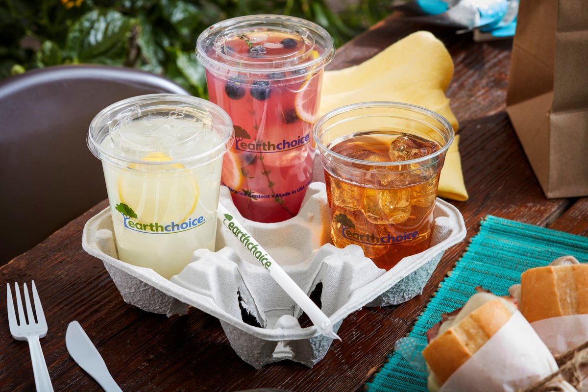 Pactiv EarthChoice 4-Cup Fiber Blend Beverage Carrier, Natural (QTY 1000), SKU M510032