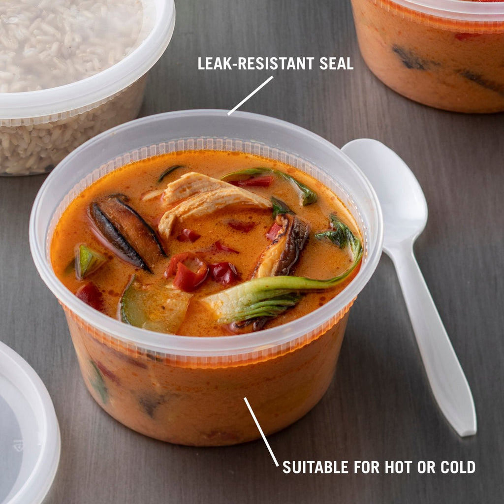 Pactiv Newspring DELItainer 12 oz PP Food Container with Lid, Clear (QTY 240), SKU YL2512