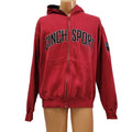 Cinch Mens Large PolyCotton Crunch Sport Mesh Lined Hood Full Zip Jacket
