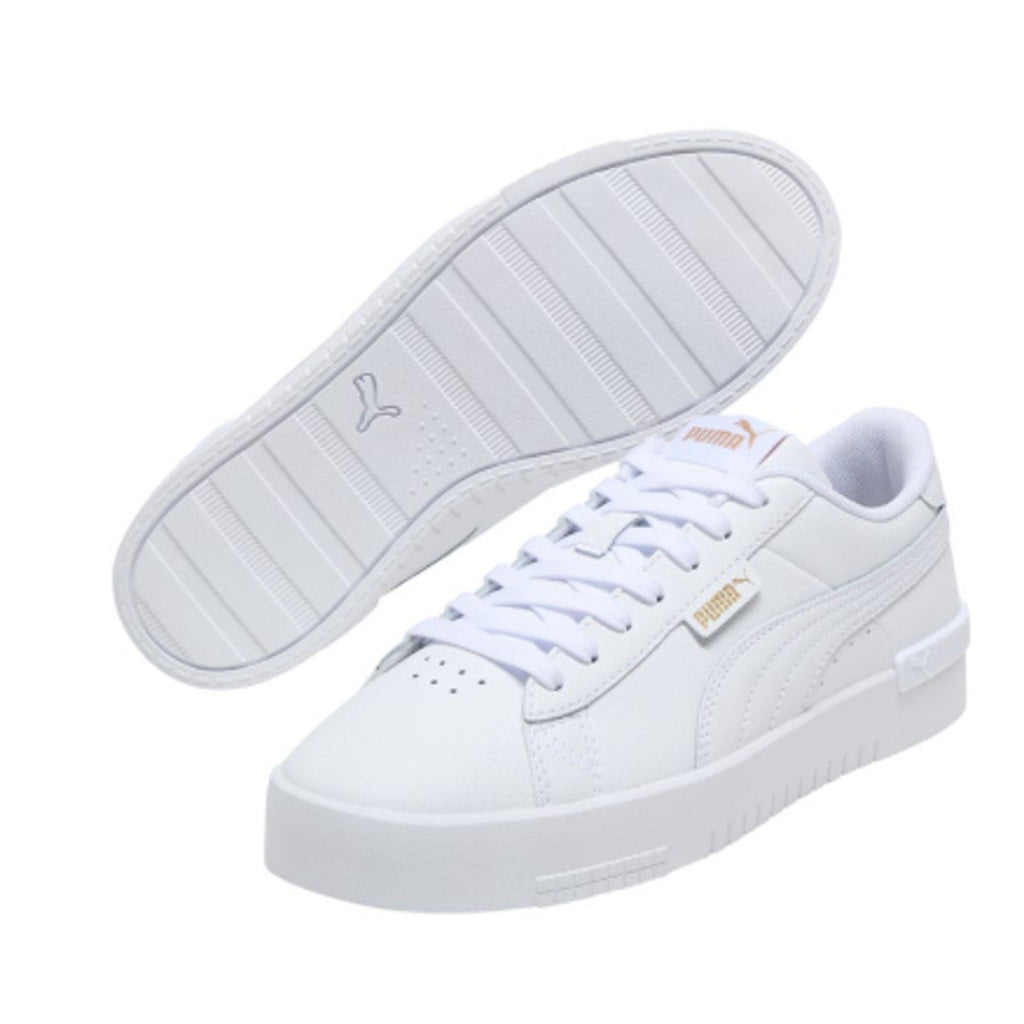 Puma Womens Size 7.5 White Leather Lace Up Athletic Court Sneaker Shoes w Box