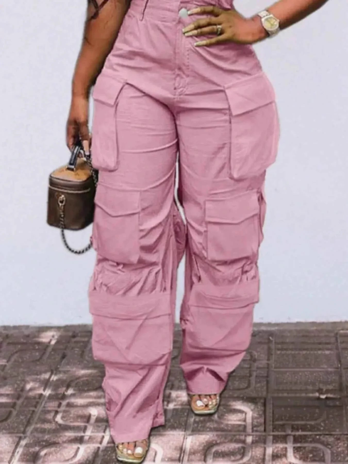 Tube Snap Down : Cargo Jumpsuit