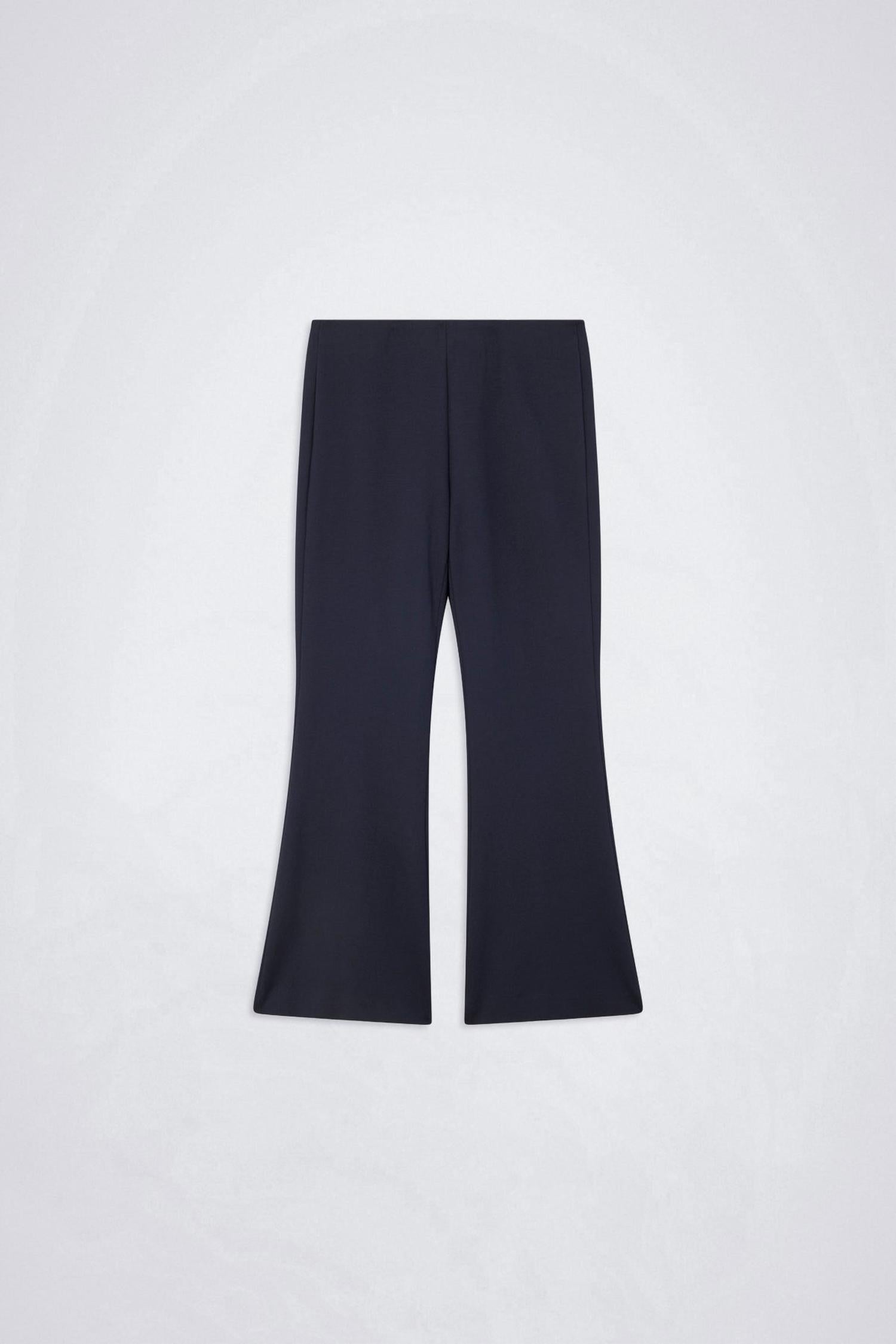 Solid Bootcut Knit Trouser