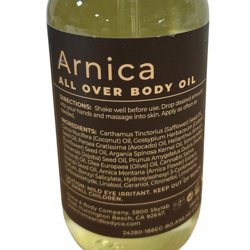 Earth Goodness Arnica Coconut Mint All Over Body Massage Oil - VG Condition