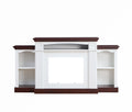 Farmhouse Style Fireplace TV Stand for 70-inch TV