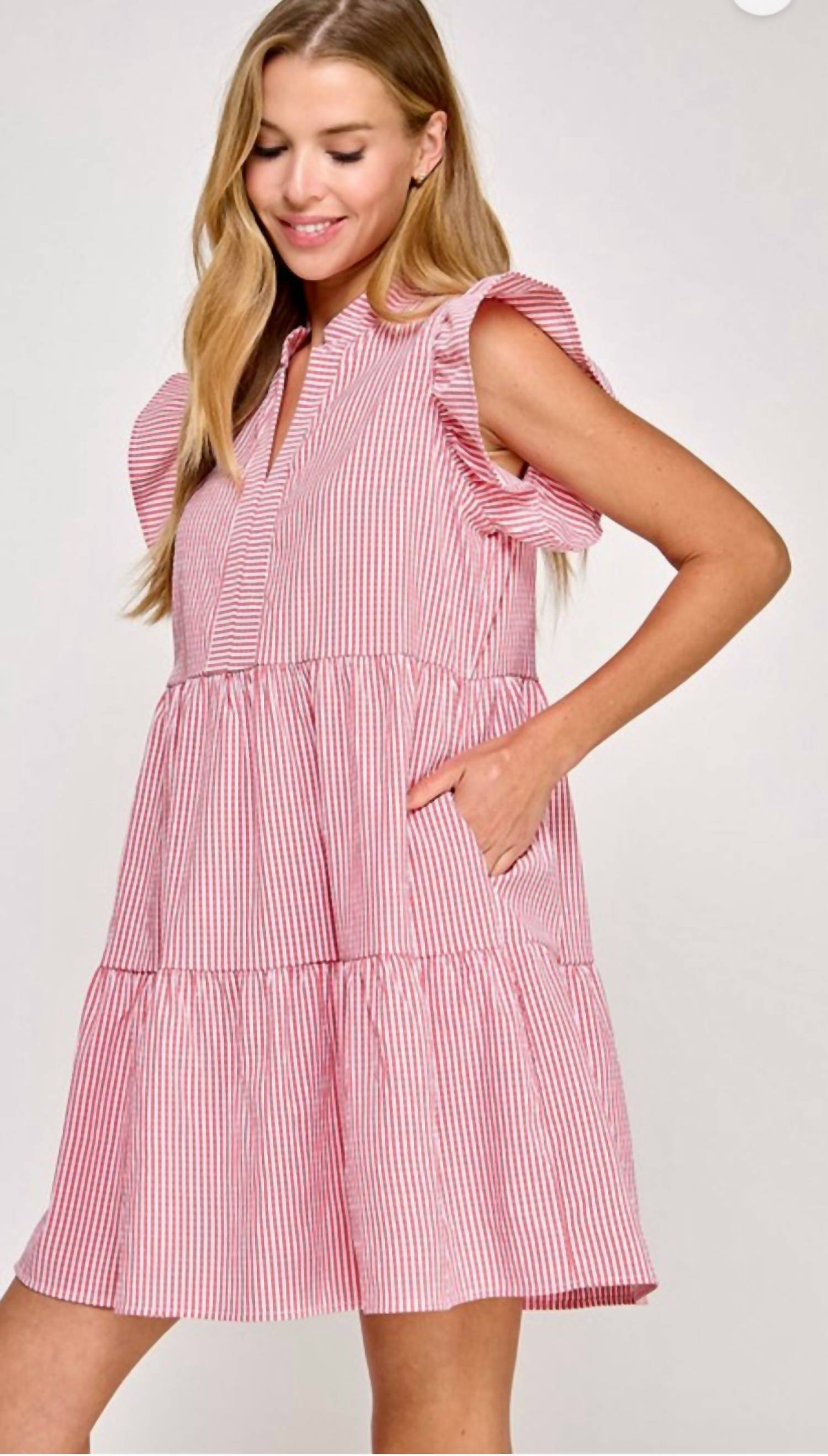 Sweet Spring Check Dress