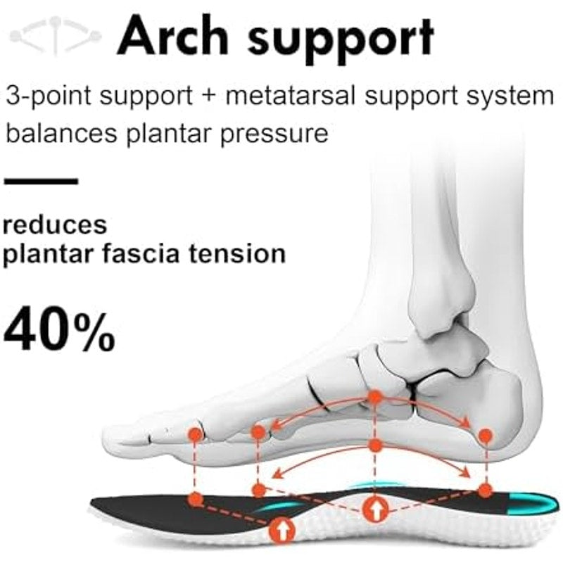 Jackshibo Mens Size 12 Gray Slip On Wide Toe Box Arch Support Orthopedic Shoes