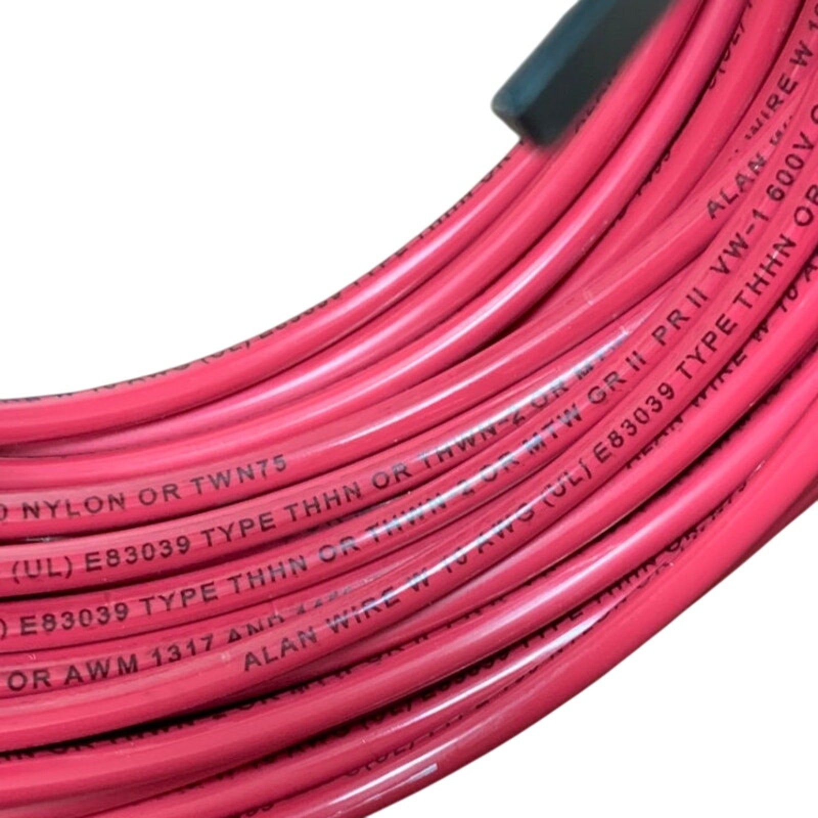 New 50’ Red 10 AWG THHN THWN Stranded Copper Various Brands Wire - Open Box