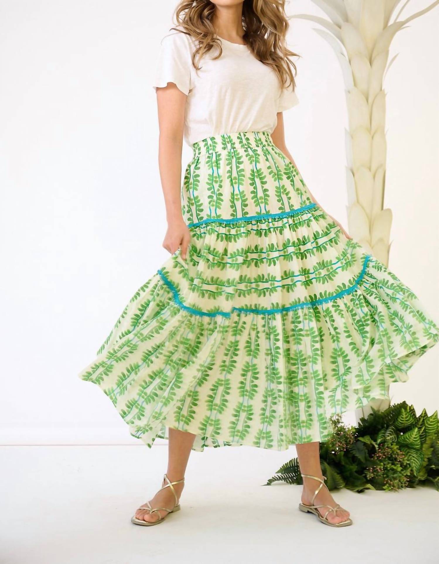 Triple Tiered Maxi Skirt