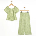 Girls' Flutter Sleeve Floral Pant Set