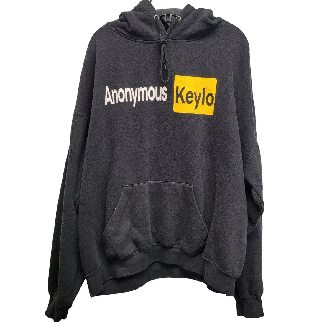 Pacific & Co Mens Large Anonymous Keylo PolyCotton Long Sleeve Sweatshirt Hoodie
