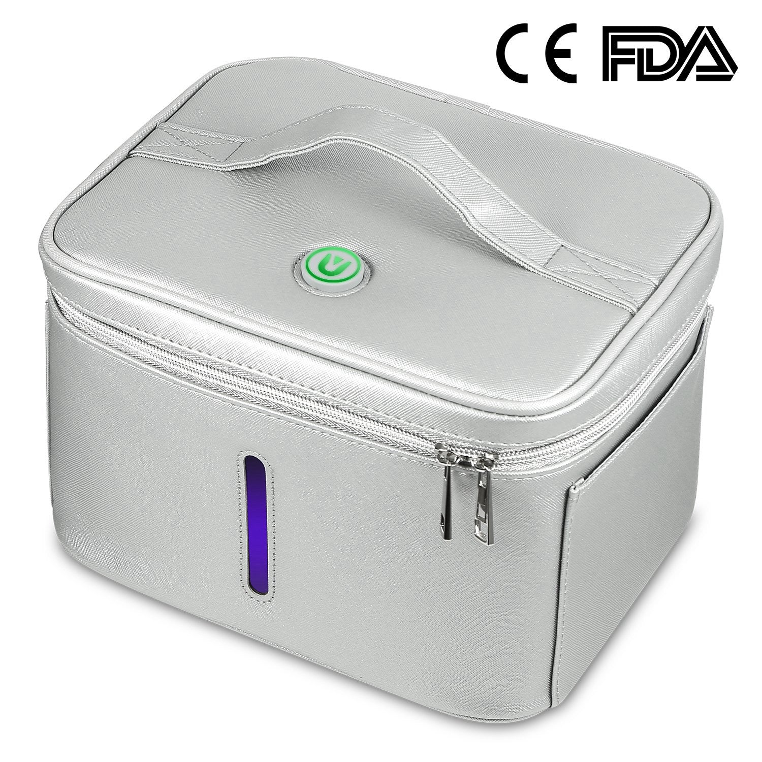 iMounTEK UV Disinfection Bag, Portable LED UV Sanitizer Box USB-Powered Travel UV Cleaner Bag for Baby Bottles Toys Underwear Toothbrush Beauty Tools