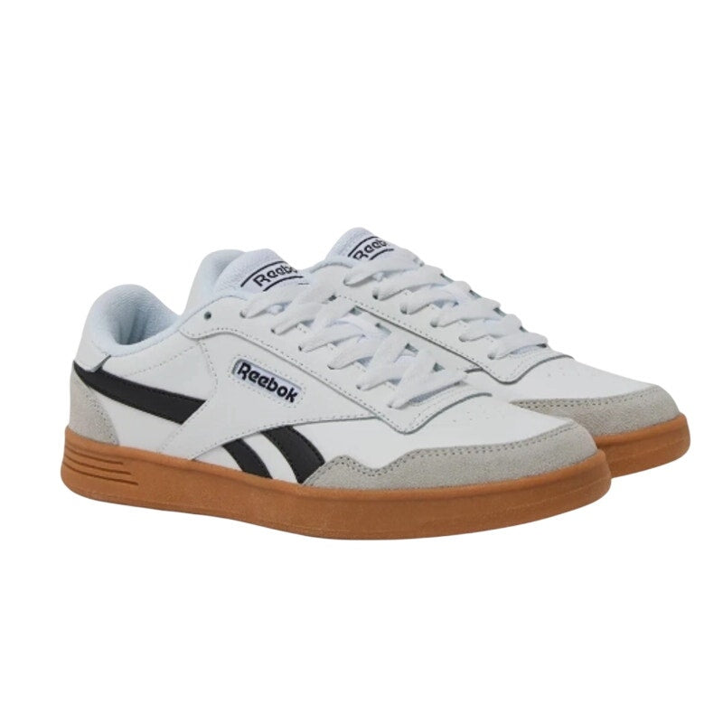 NWT Reebok Womens Size 7 White Mist Gray Athletic Sneakers Low Top Lace Up Shoes