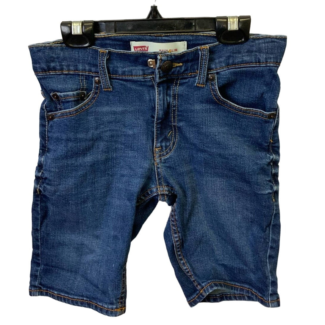 Levi Strauss & Co 511 Kids Size 8 Slim Stretch Cotton Blue Denim Jean Shorts